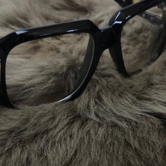 MEN’S GLOSSY BLACK & SILVER RETRO  GAZELLE GLASSES *NEW* - Picture 4 of 9